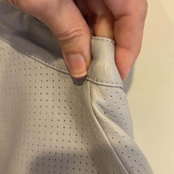 ALFANI faux leather grey jacket - Picture 8 of 8